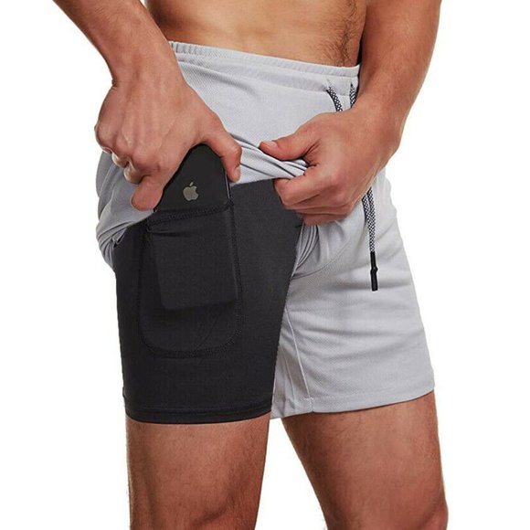 Man's Sports Training Workout Fitness Shorts Gym Pants - Picture 13 of 16